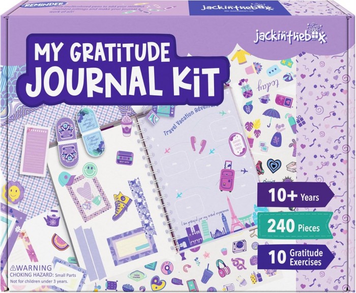 Purple Gratitude Journal Kit 