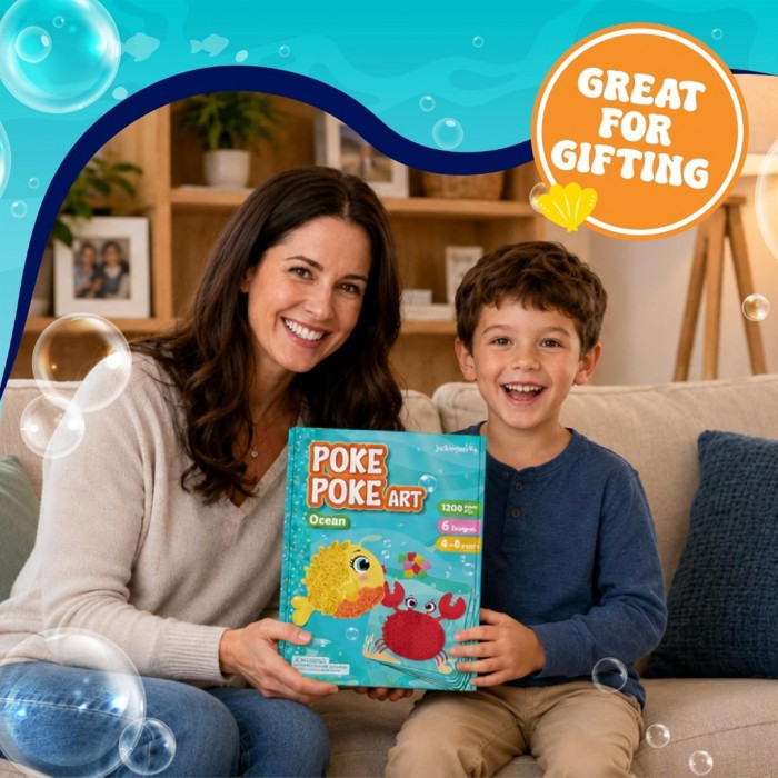 Kids Poke Poke Art - Ocean