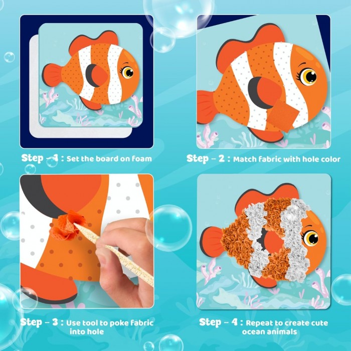 Kids Poke Poke Art - Ocean