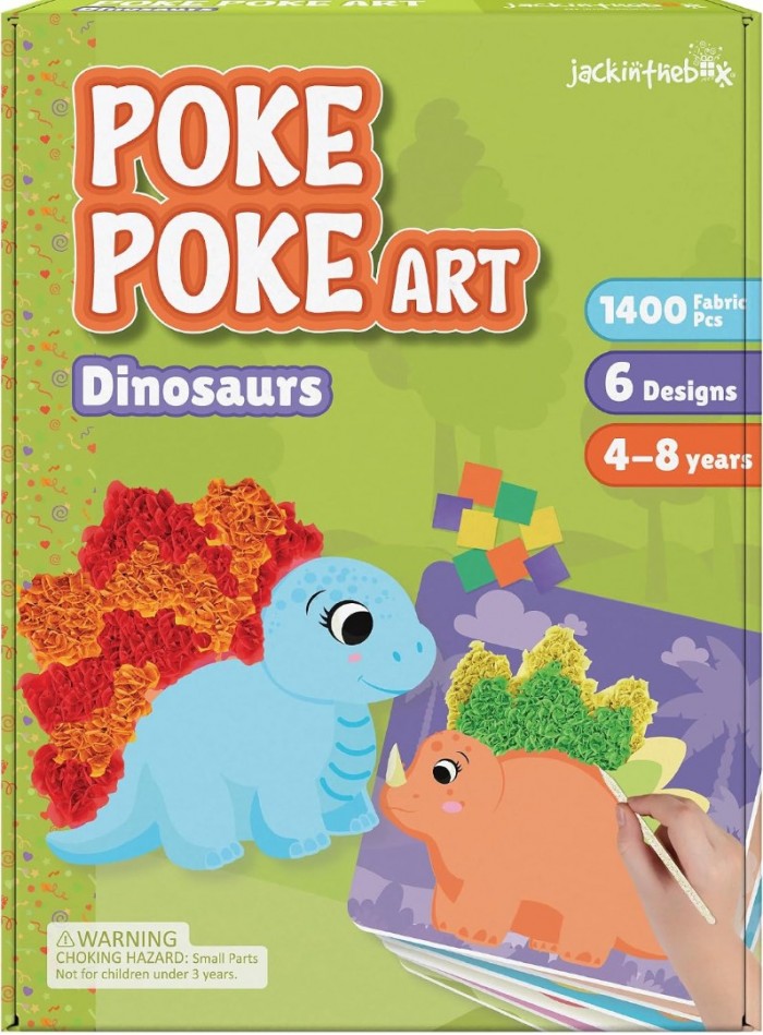 Kids Poke Poke Art - Dino
