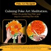 Poke Art Marigold Flower