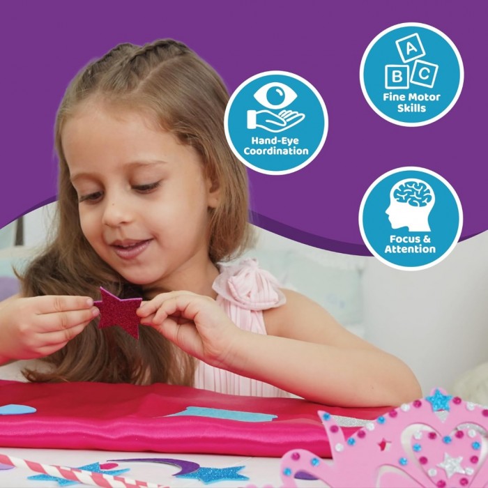 Junior All Things Princess 3-in-1 Craft Kit