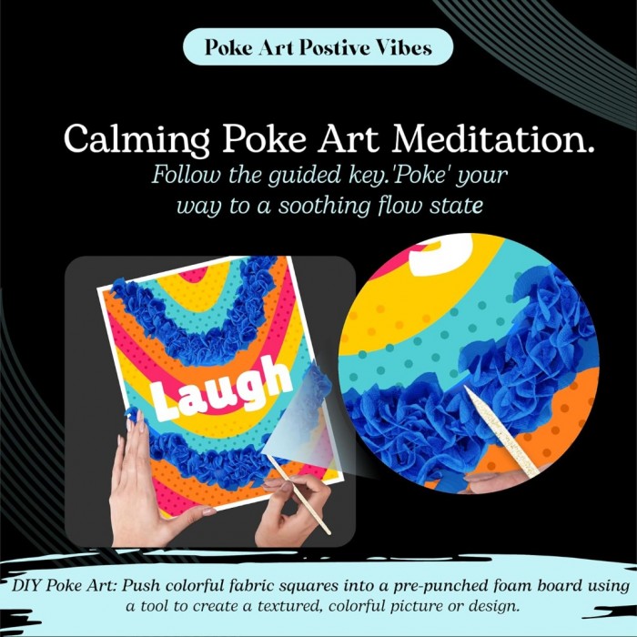 Poke Art Positive Vibes