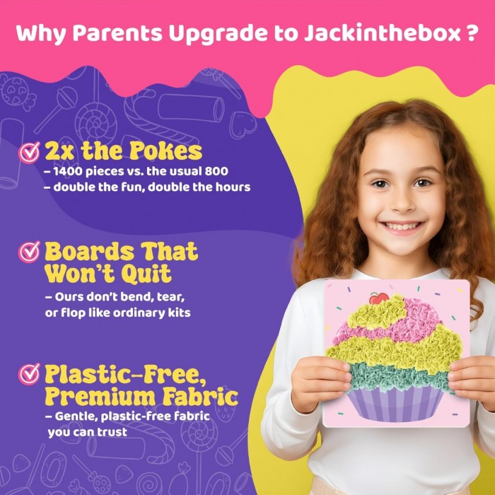 Kids Poke Poke Art - Candyland