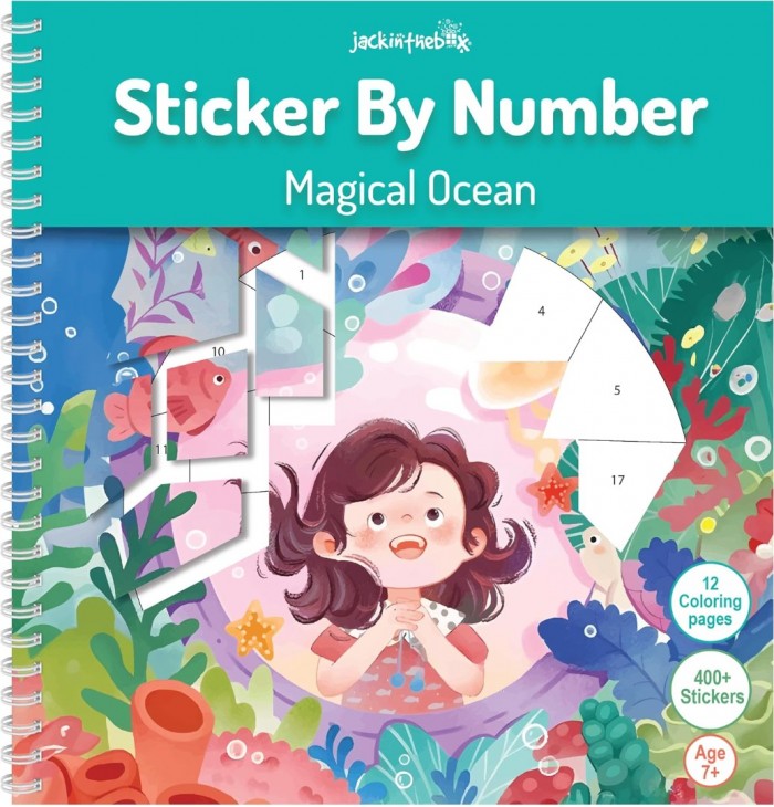 Sticker By Number - Kids - Ocean