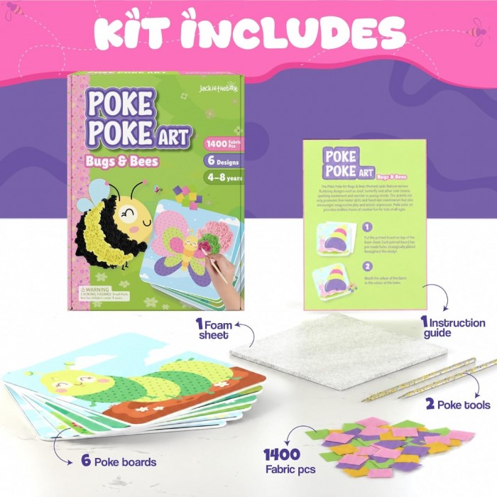 KidsPoke Poke Art - Bugs
