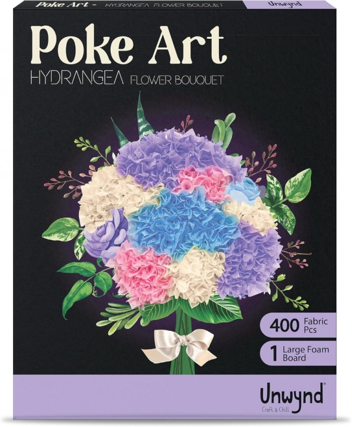 Poke Art Hydrangea Flower