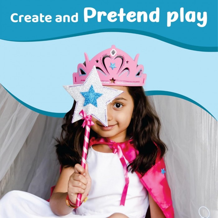 Junior All Things Princess 3-in-1 Craft Kit