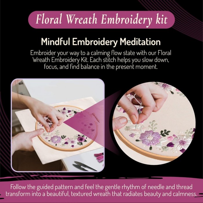 Embroidery Art - Floral