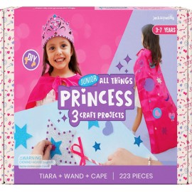 Junior All Things Princess 3-in-1 Craft Kit