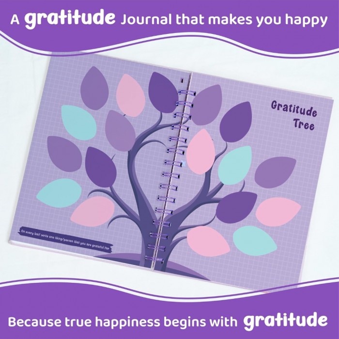 Purple Gratitude Journal Kit 