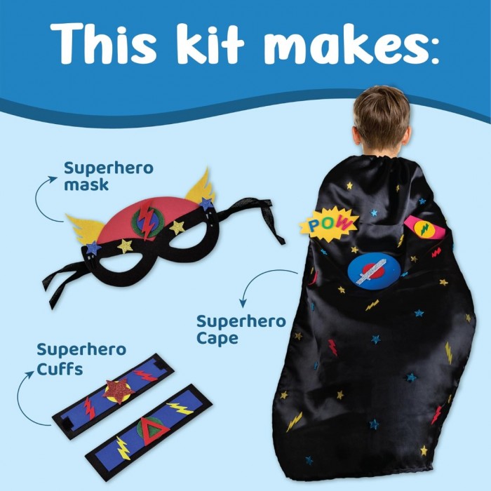 All Things Superhero 3-in-1 Craft Kit