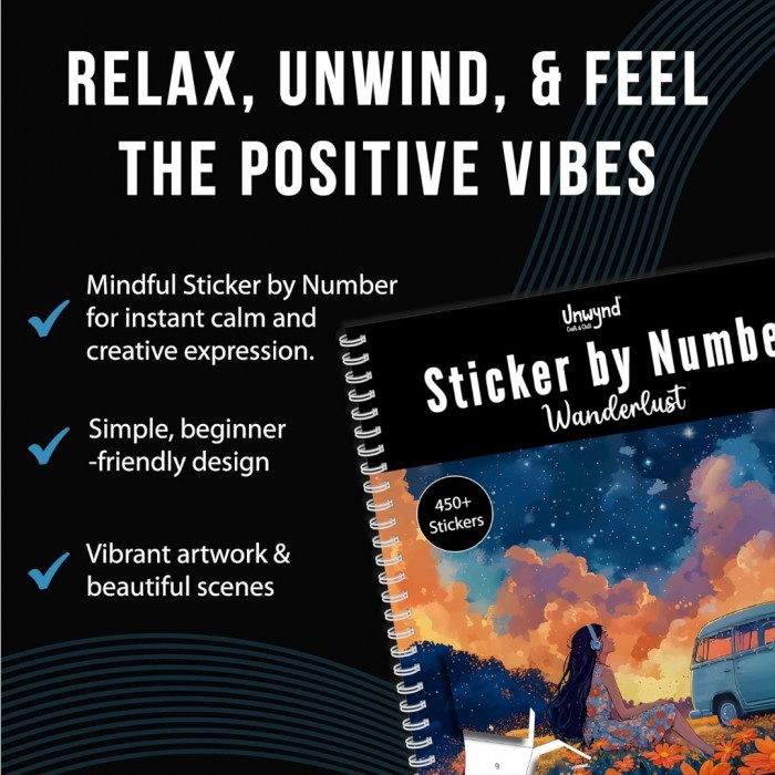 Sticker By Number - Wanderlust