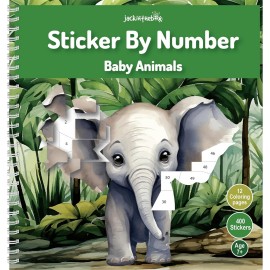 Sticker By Number  - Kids - Baby Animals