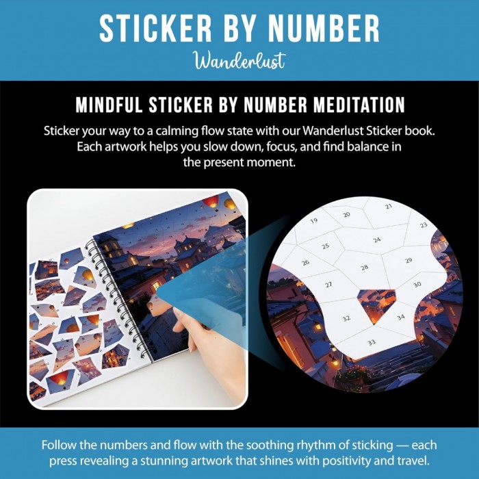 Sticker By Number - Wanderlust