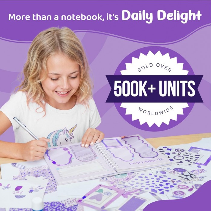 Purple Gratitude Journal Kit 
