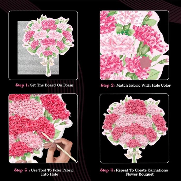 Poke Art carnations Flower