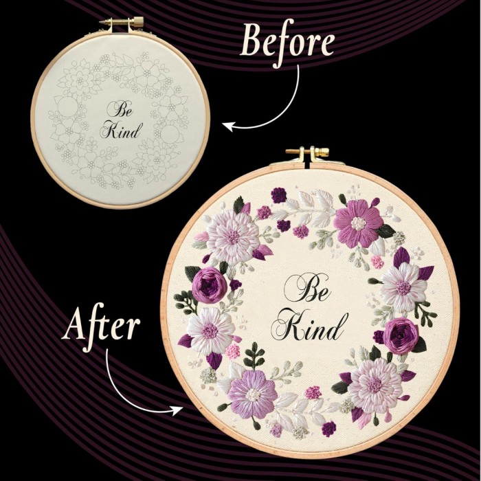 Embroidery Art - Floral