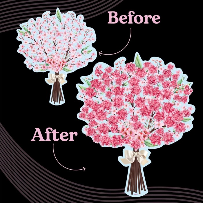 Poke Art Cherry Blossom Flower