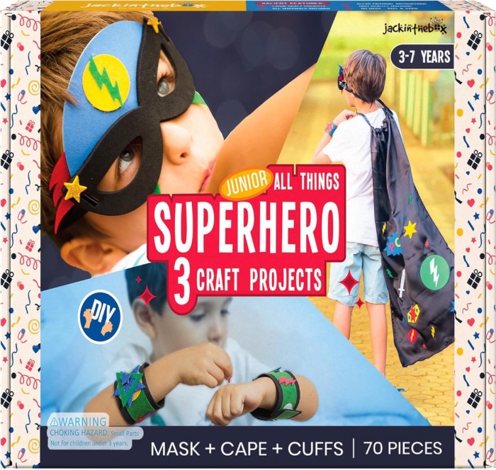 All Things Superhero 3-in-1 Craft Kit