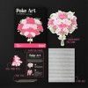 Poke Art carnations Flower