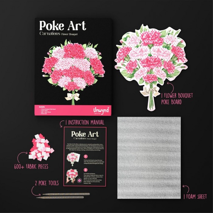 Poke Art carnations Flower