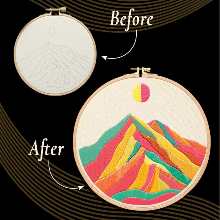 Embroidery Art - Landscape