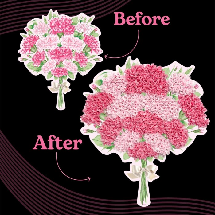 Poke Art carnations Flower