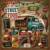 Berrie's Beauties- Build A Card - Grillmasters - Street Food