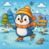 Findit Color - Cozy Colouring Cards Set - Winter Friends