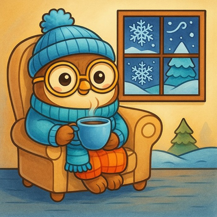 Findit Color - Cozy Colouring Cards Set - Winter Friends