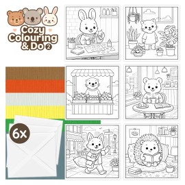 Findit Color - Cozy Colouring Cards Set - Cozy Day Adventures