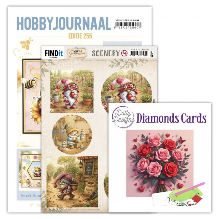 SET Hobbyjournaal 255 - DDDC1224 - Red Roses
