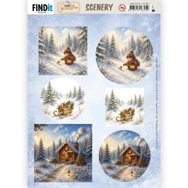 Scenery Push out - Berries Beauties - Good Old Christmas (Gratis vel HJ258)