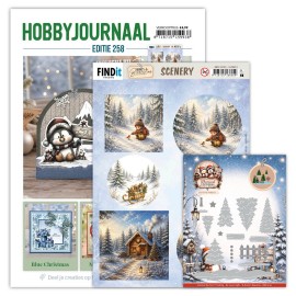 SET Hobbyjournaal 258 (Dies - Berries Beauties - Whimsical Christmas - Festive Forest)