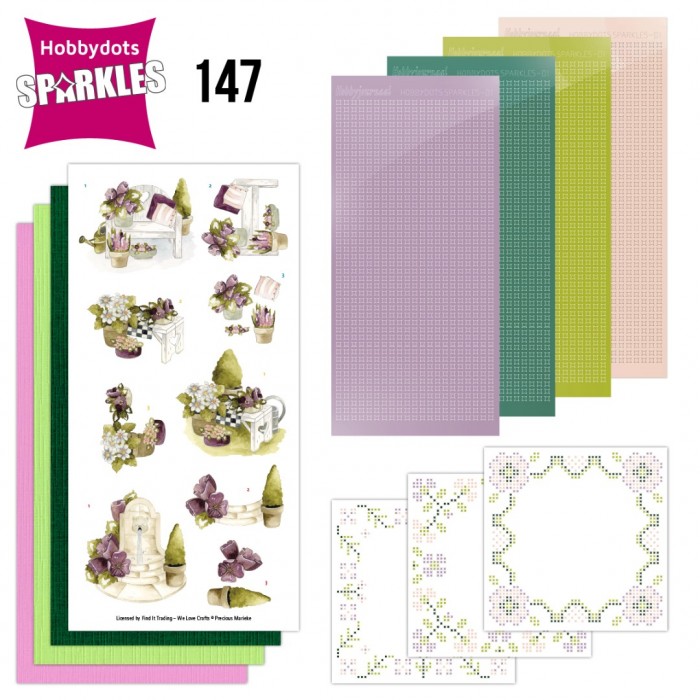 Sparkles 147 - Precious Marieke - Flowers on a Bench