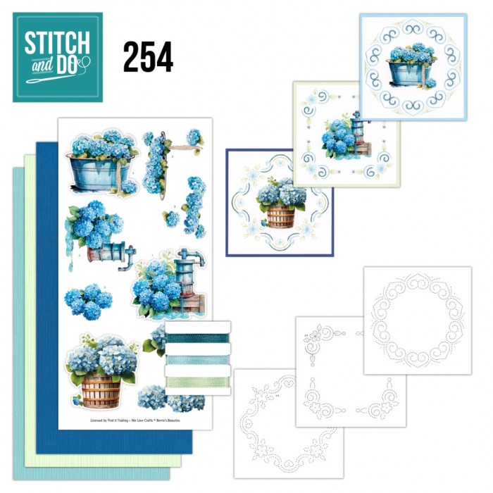 Stitch and Do 254 - Berries Beauties - Blue Meadow