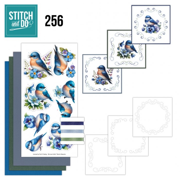 Stitch and Do 256 - Berries Beauties - Floral Elegance