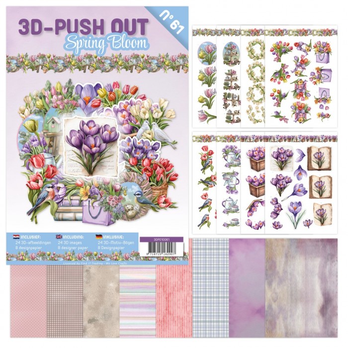 3D Push-Out Book 61 - Spring Bloom