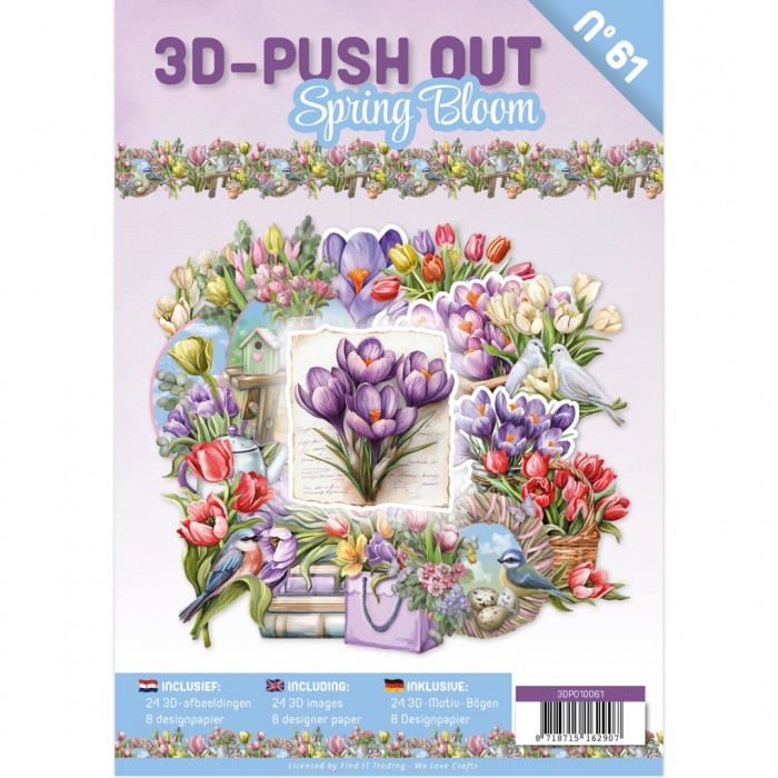 3D Push-Out Book 61 - Spring Bloom