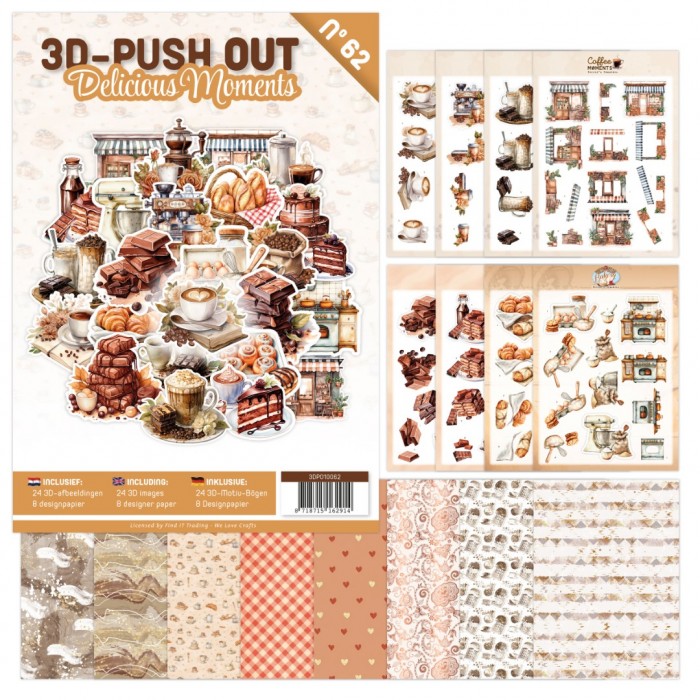3D Push-Out Book 62 - Delicious Moments