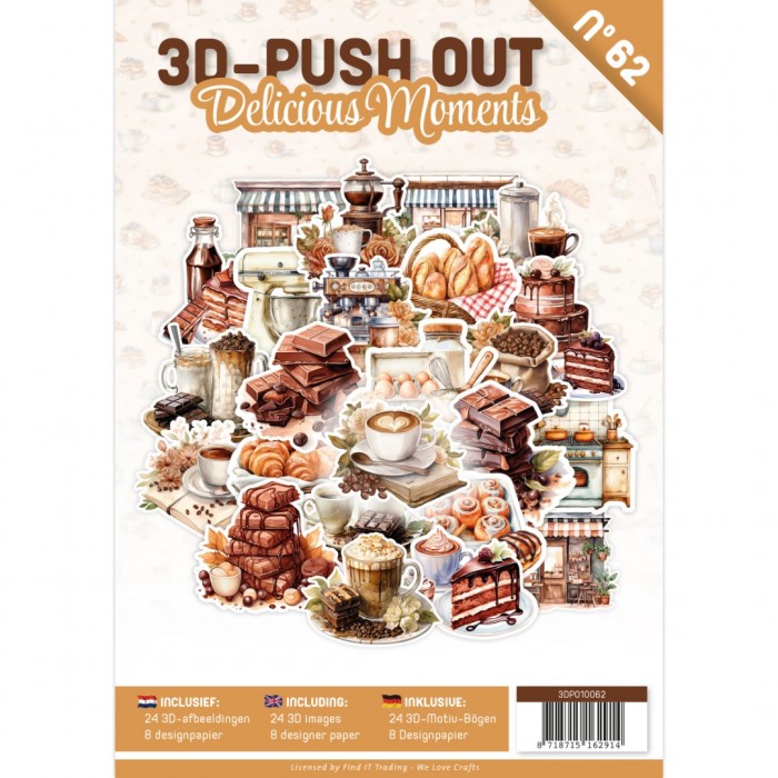 3D Push-Out Book 62 - Delicious Moments