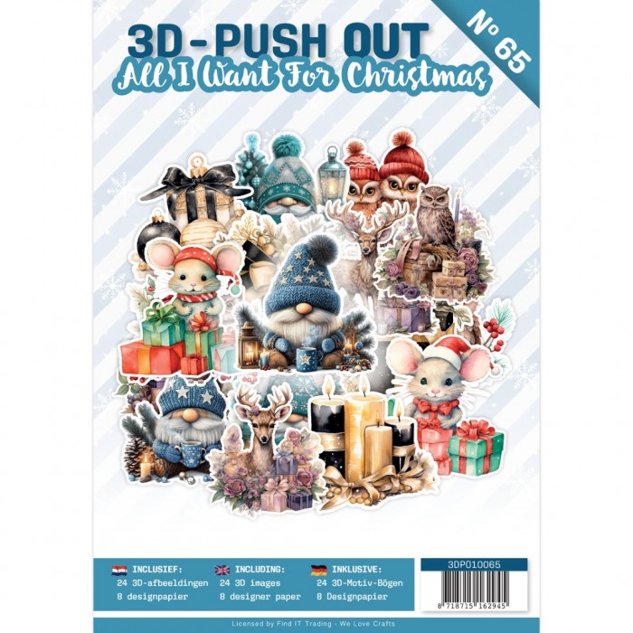 3D Push-Out Book 65 - All I Want For Christmas