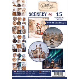 Push-Out Book Scenery 15 - Whimsical Friends