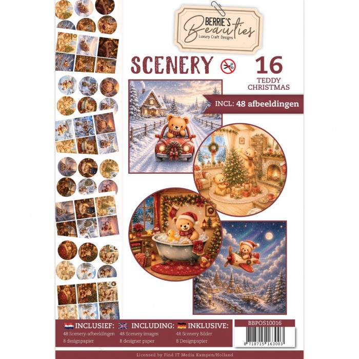 Push-Out Book Scenery 16 - Teddy