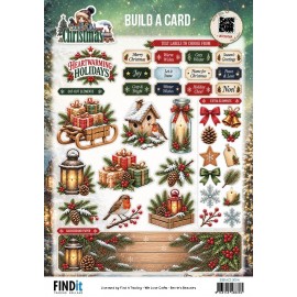 Berrie's Beauties- Build A Card - Good Old Christmas - Heartwarming Holidays