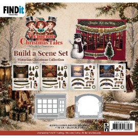 Berrie's Beauties - Buid a Scene Set - Victorian Christmas Collection (Exclusief Dies)