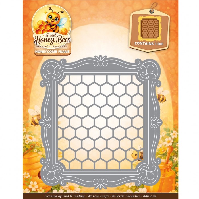 Dies - Berries Beauties - Sweet Honey Bees - Honeycomb Frame