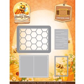 Dies - Berries Beauties - Sweet Honey Bees - Bee Happy Windows
