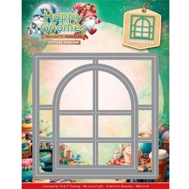 Dies - Berries Beauties - Happy Gnomes - Cottage Window